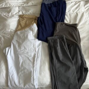 Motherhood Maternity Women's Skinny Pants - White, Navy, Gray, Tan